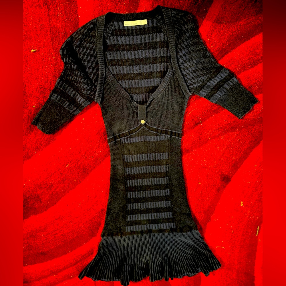 Karen Millen size 3 navel knit dress